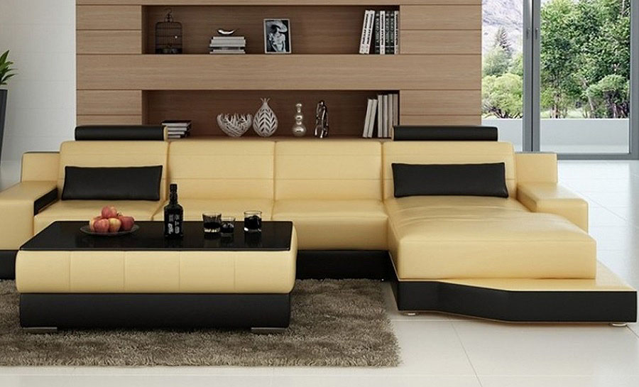 Brussel - Leather Sofa Lounge Set